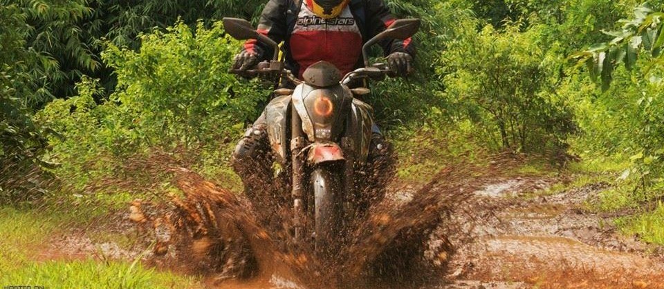 Off-road biking